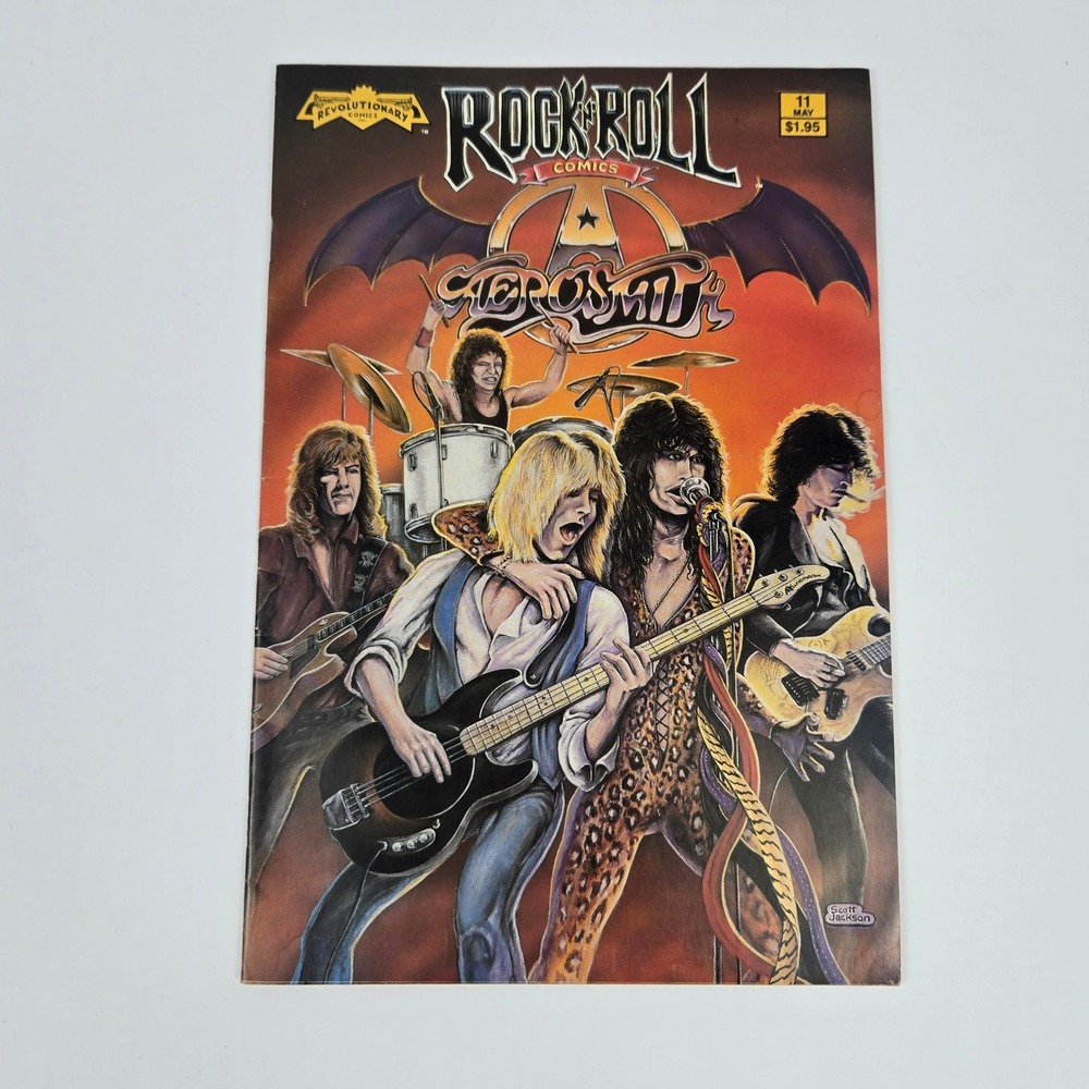 Rock N Roll Comics 11 Aerosmith May 1990 Revolutionary Comics Scott Jackson Art